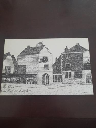Pencil sketch postcard - pencil,