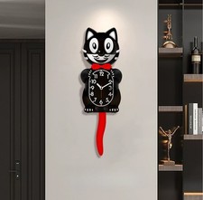 Classic Black Kit Cat Clock