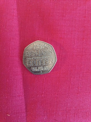 Benjamin britten 2013 50p - benjamin,