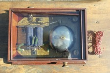 Railway Signal Box Mahogany Block Bell Unrestored but in Working Order