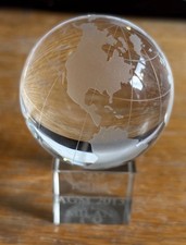 Glass Globe Ornament With Glass Stand