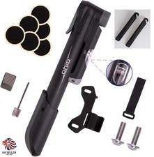 Bike Gauge Pump,  Portable Bicycle Tyre Kit, Universal Presta and Schrader Valve