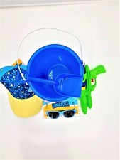 Kids Castle Bucket &Spade I Baseball Cap I Water Blaster I Sunglasses Toy Set