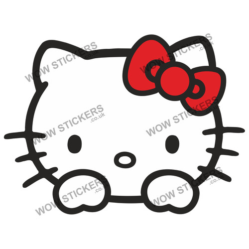 Hello kitty sticker 195x145mm - sticker,