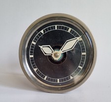 Stunning French Art Deco Enamel Clock Dial Hands And Part Movement Bezel & Glass