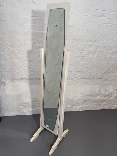 Vintage cheval mirror white - vintage,