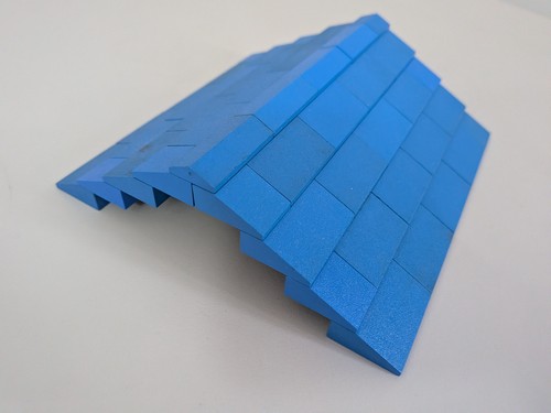 Lego roof blue tiles - lego, 45