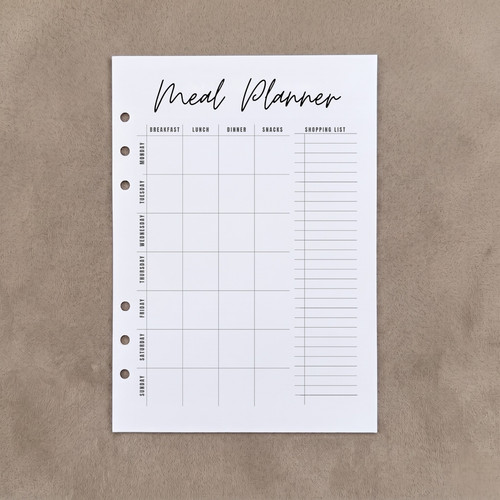 Meal planner pack a5 - planner,