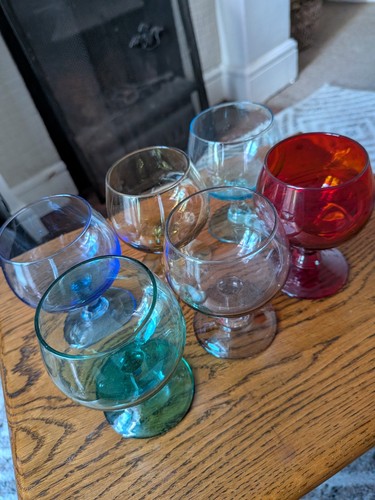 Art deco minature glass brandy - deco,