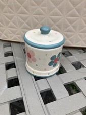 Gabriella Miller Ceramic Floral Lidded Pot 8cm High