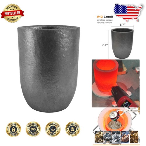 Graphite crucible 12kg - graphite,