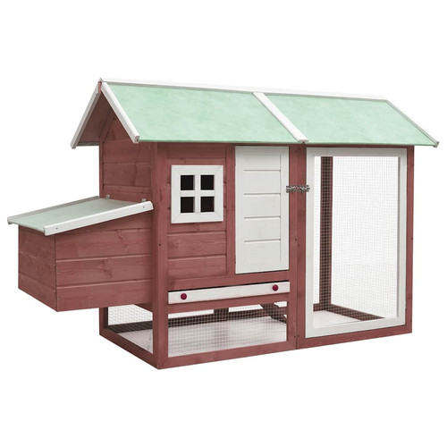Chicken coop mocha - coop, green