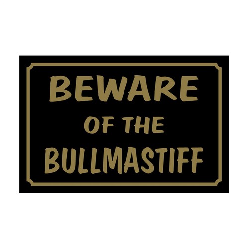 Beware the bullmastiff 160 - the,
