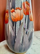 Large Tulip Cloisonne Vase