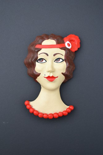 Art deco wall plaque - deco,