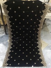 Embrioded Velvet shawl premium