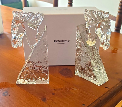 Donoucls clear crystal horse - clear,