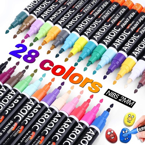 Aroic paint markers colors - aroic, 28