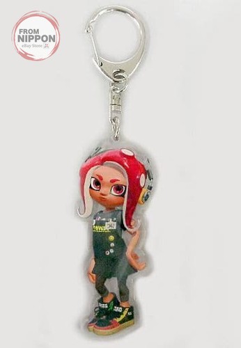Octopus girl acrylic keychain - acrylic,