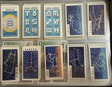 Vintage 1962 Brooke Bond Tea “Out Into Space” Trading Cards (Set in Album Pages)