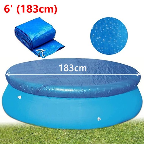 6ft round swimming pool - 6ft, cover