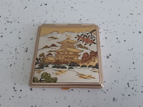 Vintage chokin compact mirror - chokin,