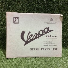 Super rare Piaggio Vespa 125 125cc 152-L-2 232-L-2 spare parts Mancave scooter