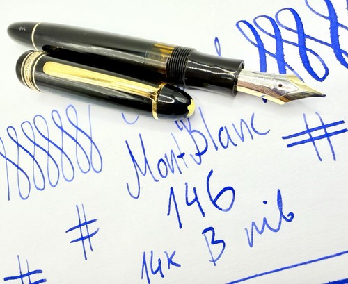 1950s montblanc celluloid 146 - montblanc,