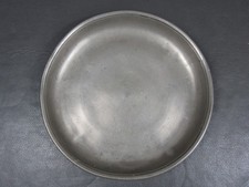 Antique pewter 9 1/8" plate
