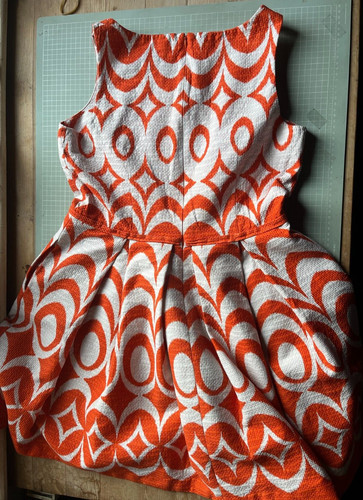 Untold orange white print - white,