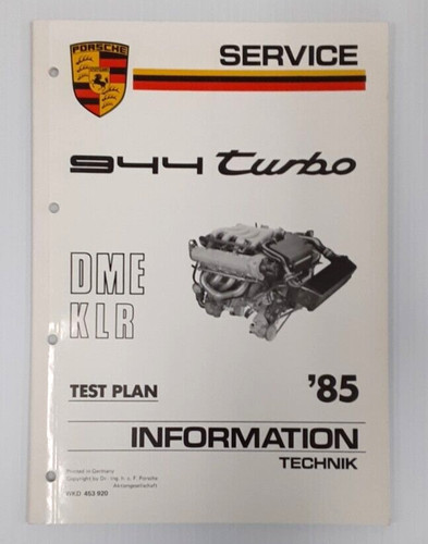 1985 porsche 944 turbo dme - 1985,
