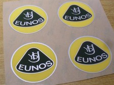 Badge, plastic, Eunos