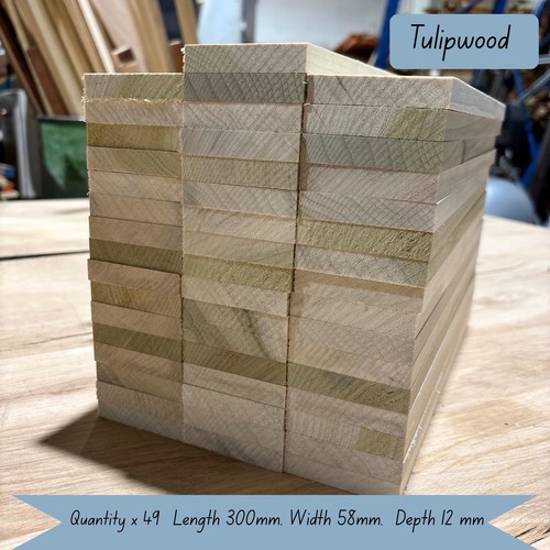 Planed tulipwood offcuts - tulipwood,