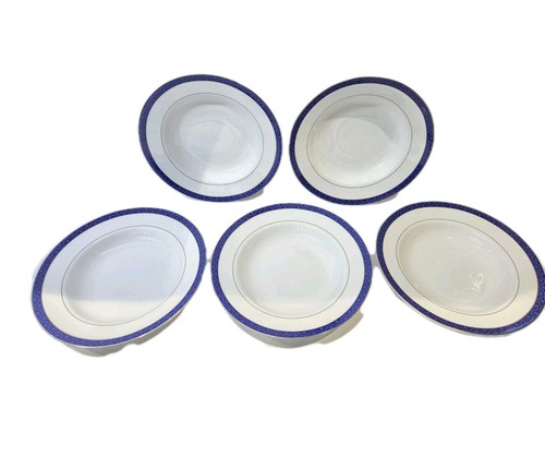 Spode blue millennia bowls - 5×,