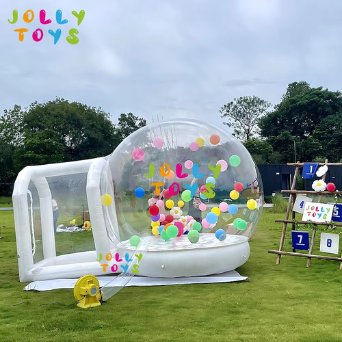 Inflatable bubble house with - inflatable,