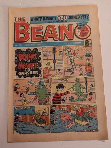 Beano comic 2011 january - no, 2011,