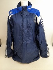 Vintage 2006/2007 06/07 Chelsea Padded Long Coat Jacket Adidas UK Size 46/48
