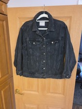 Asos Womens Black Denim Jacket