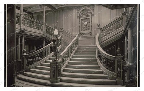 Olympic grand staircase white - olympic,