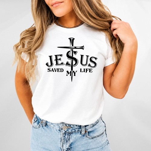 Mens jesus saved life - my, t