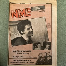 NME Magazine 9th Aug 1980 Malcolm McLaren, Punk,Sex Pistols Complete 52 Pages