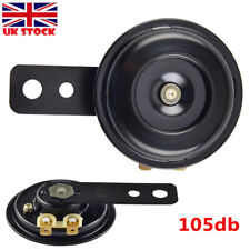 6v Replacement Motorcycle Horn Motorbike Loud Black 105db Universal Car 6 Volt