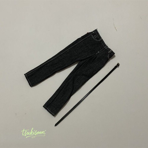 Scale black jeans - 1:6,