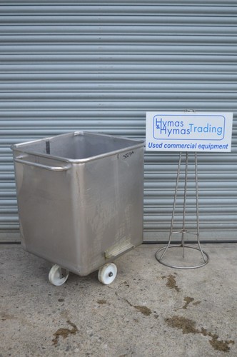 Stainless steel tote bin tank - stainless,