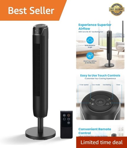 Bladeless tower fan - 42”, with