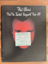 Phil Collins Programme And Ticket 1985