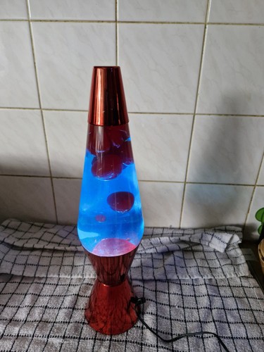 Lava lamp red with blue - lava,
