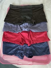 MENS BAMBOO UNDERWEAR TRUNKS X4 Pairs Assorted Colours Waist 34 To 40  Inches