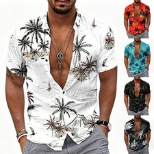 Men hawaiian shirt - hawaiian,