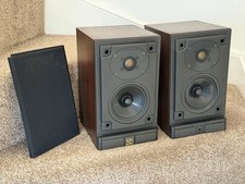 Mordaunt Short MS10i Bookshelf Speakers Vintage Hifi Rosewood 2 Way Great Sound